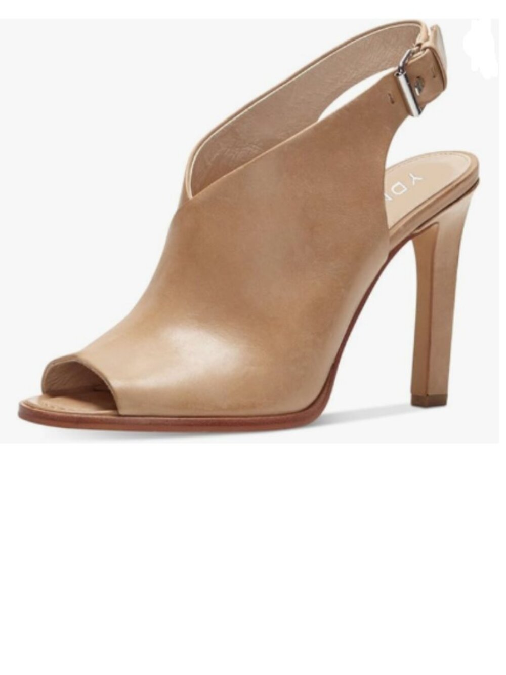 YDN Nude Peep Toe High Heel Sandals Ankle Strap Pumps Slingback Stiletto Shoes